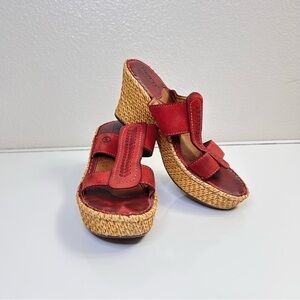 Born Red Espadrille Sandals